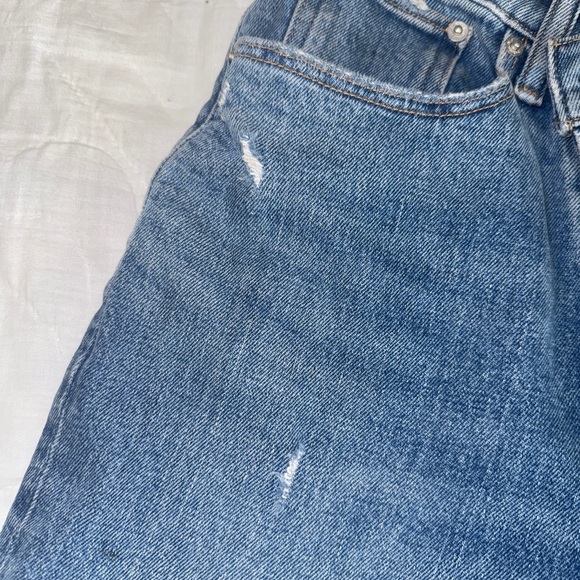 Abercrombie and Fitch Curve Love 90s Ultra High Rise Straight Jeans Waist 25 0s - Picture 12 of 16